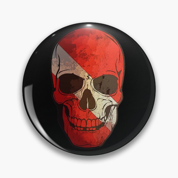 Item preview, Diver Scuba Skull Vintage Style designed and sold by OwnTheAvenue.