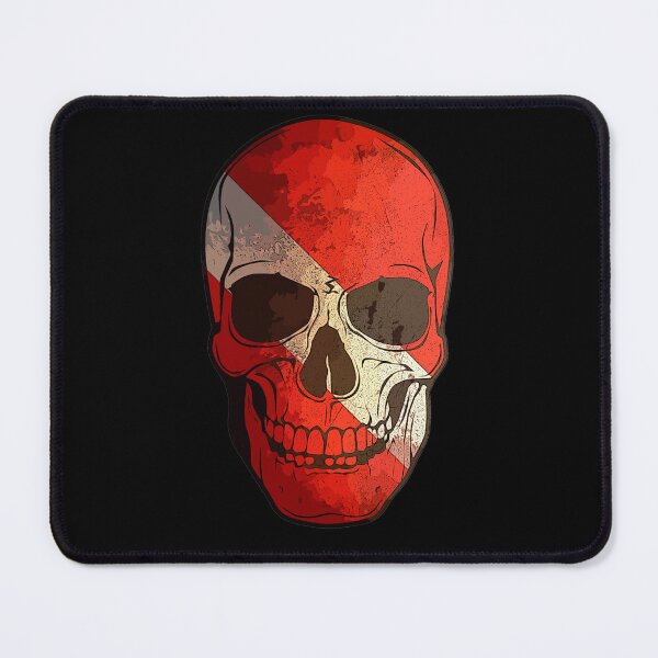 Item preview, Diver Scuba Skull Vintage Style designed and sold by OwnTheAvenue.