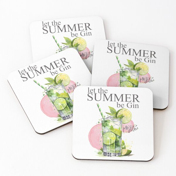 Item preview, Women's Fun Mojita Cocktail, Let the Summer be Gin Summer  designed and sold by MTJ-Mushrooms.