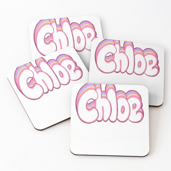 Item preview, Chloe popular girls women firstname personalized white pastel custom first name gifts for Chloe designed and sold by Artonmytee.