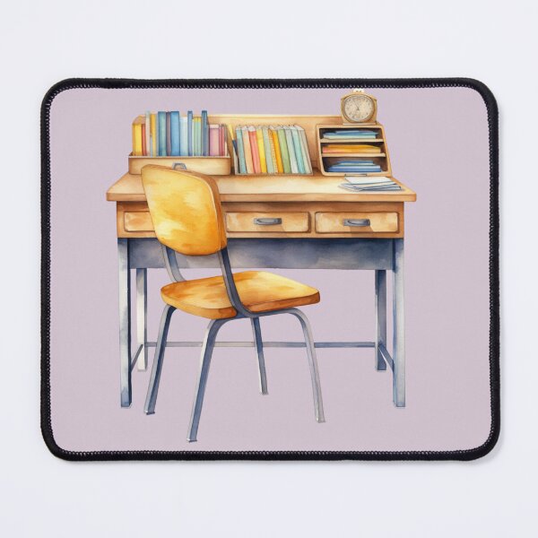 Item preview,  Back to School - School Desk designed and sold by GiraffeCreative.
