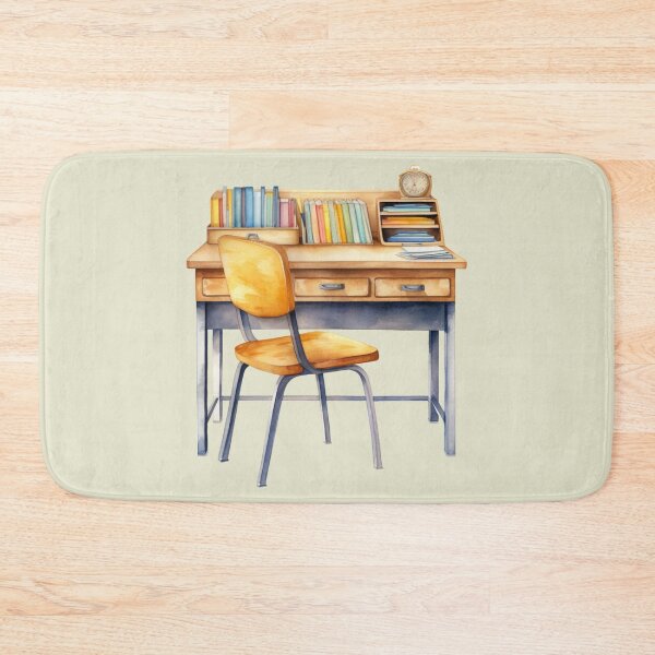 Item preview,  Back to School - School Desk designed and sold by GiraffeCreative.