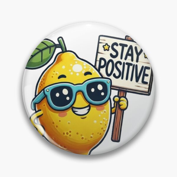 Item preview, Stay Positive Cute Lemon - Fun and Motivational Design designed and sold by NattyGe.