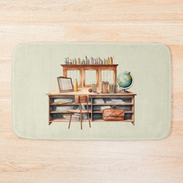 Item preview, Back to School - School Desk designed and sold by GiraffeCreative.