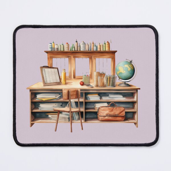 Item preview, Back to School - School Desk designed and sold by GiraffeCreative.