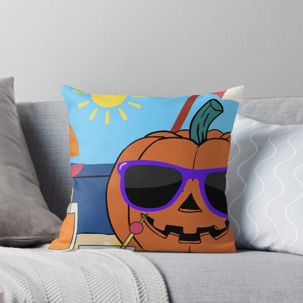Item preview, Summerween vibes spooky summer pumpkin designed and sold by AnulaArt.