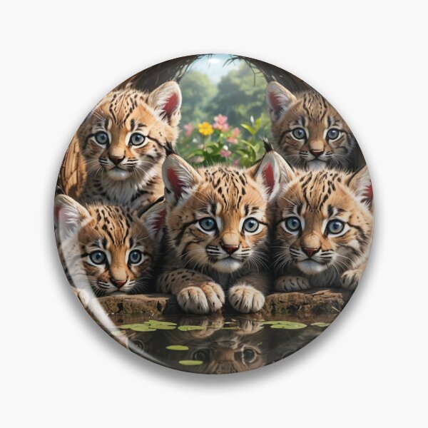 Item preview, Lynx Cub Reflections  designed and sold by IvaRenee.