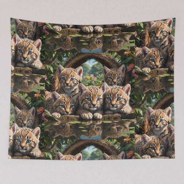 Item preview, Lynx Cub Reflections  designed and sold by IvaRenee.