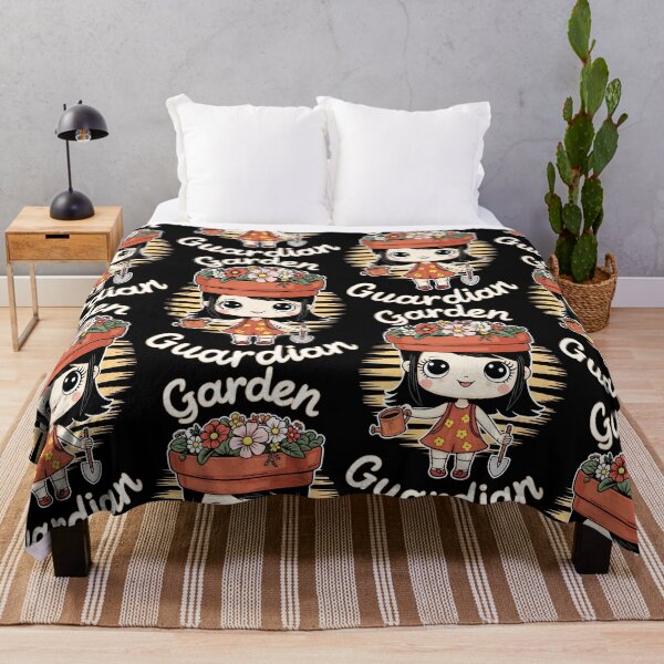 Item preview, Garden Guardian: A Floral Protector in Red, White, and Blue designed and sold by SplashTastic.
