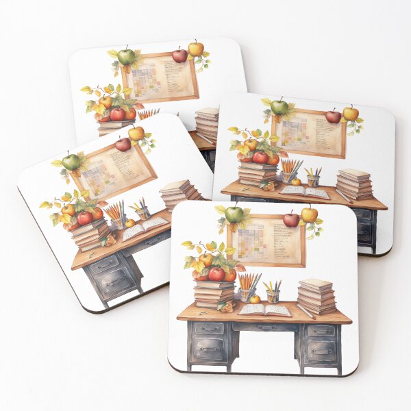 Item preview, Back to School - School Desk designed and sold by GiraffeCreative.
