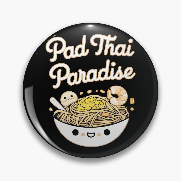 Item preview, Pad Thai Paradise: A Delicious Dream of Orange Noodles, Brown Shrimp, and White Eggs designed and sold by SplashTastic.