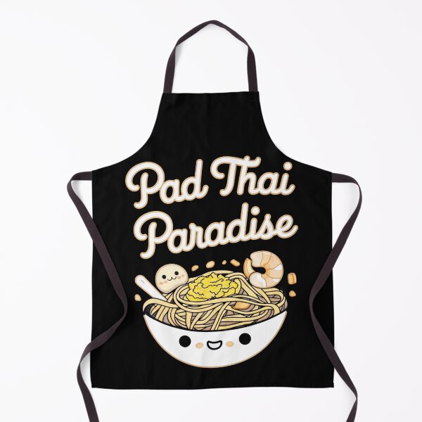 Item preview, Pad Thai Paradise: A Delicious Dream of Orange Noodles, Brown Shrimp, and White Eggs designed and sold by SplashTastic.