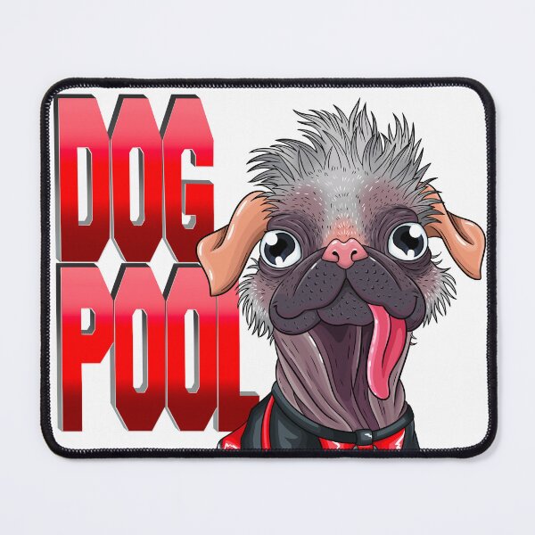 Item preview, DOGPOOOL cartoon dog designed and sold by MariaPencilArt.