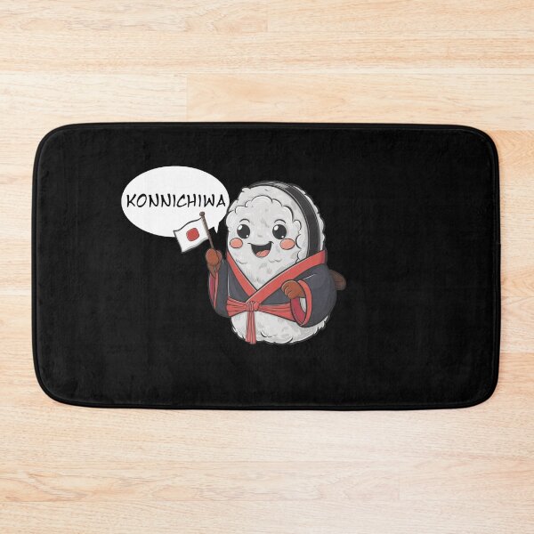 Item preview, Cute Japanese Sushi Konnichiwa designed and sold by vaxiek.