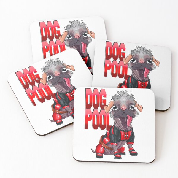 Item preview, DOGPOOOL cartoon dog designed and sold by MariaPencilArt.