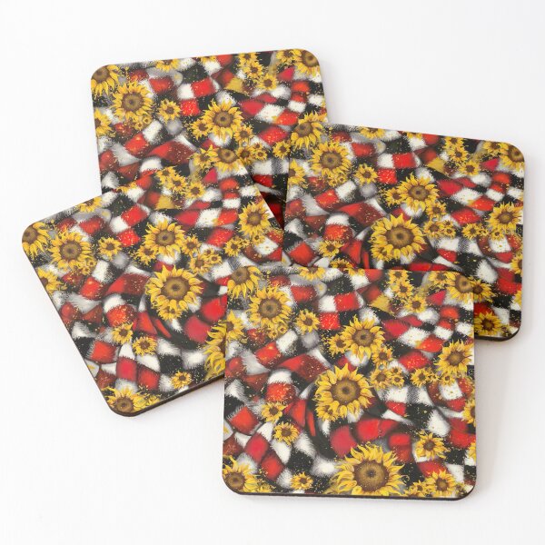 Item preview,  Sunflower Buffalo Plaid designed and sold by Tamas Das.