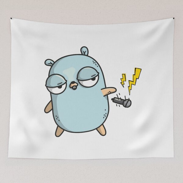 Item preview, Golang Gopher GO Lang Programming Programmer  designed and sold by Redstrawberry13.