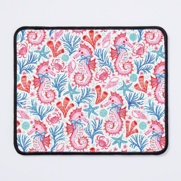 Item preview, Preppy Seahorse Coquette Pattern designed and sold by DeKoro.