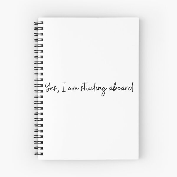 Item preview, Yes, I am Studing Aboard designed and sold by Angie-Atelier.