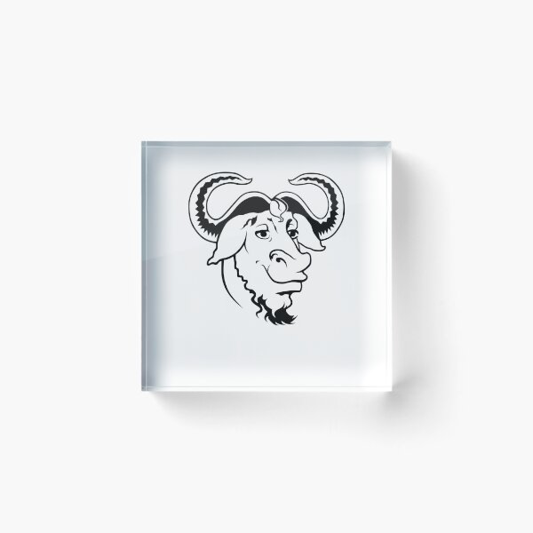 Item preview, GNU Head OS Official Logo Mascot T-Shirt designed and sold by Rainwater Merch.