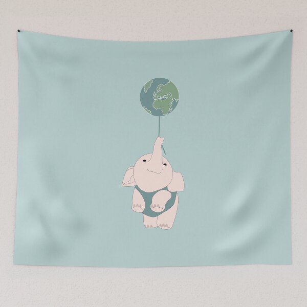 Item preview, An elephant with a dream of flying designed and sold by HEERMANArt.