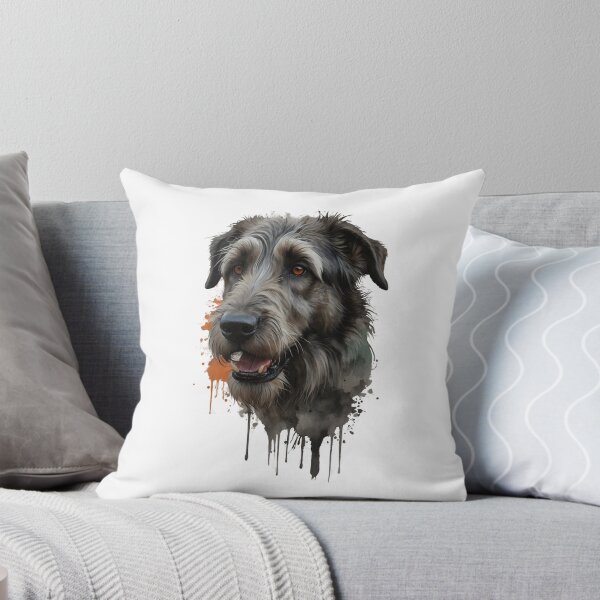 Artikelvorschau, Königliches Porträt des Irish Wolfhound: Stärke und Anmut entworfen und verkauft von ToonTailsStudio.