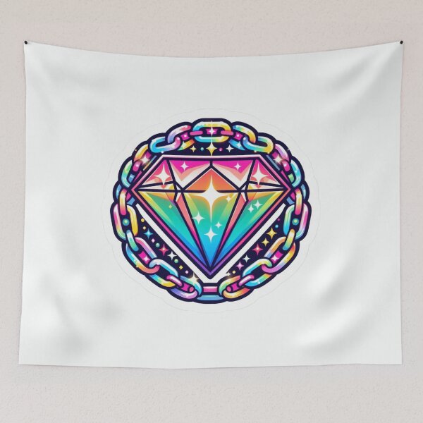 Item preview, Diamond Chain Colorful Limited Edition designed and sold by KTGim.