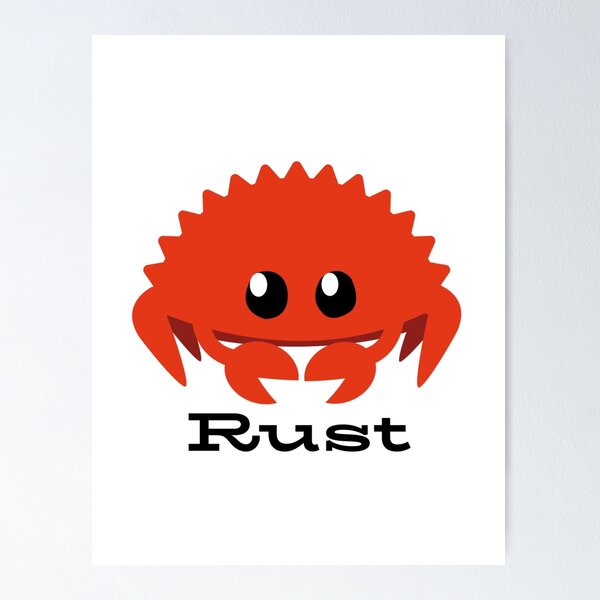 Artikel-Vorschau von Programmiersprache Rust, designt und verkauft von Redstrawberry13.