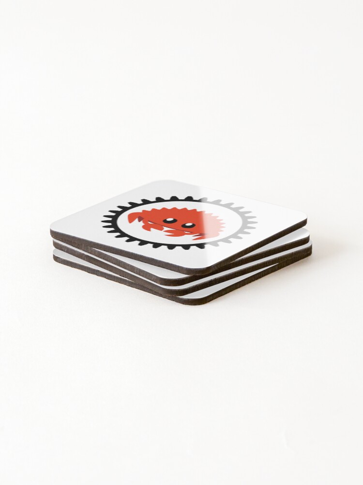 Thumbnail 4 of 5, Coasters (Set of 4), Rust Programming Language designed and sold by Redstrawberry13.