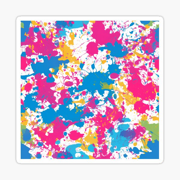 Item preview, Vibrant Paint Splash Pattern designed and sold by Windy-market.
