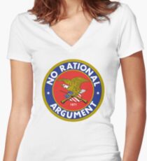 No Rational Argument Women's Fitted V-Neck T-Shirt