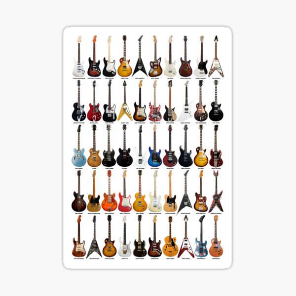 Guitar Legends Sticker
