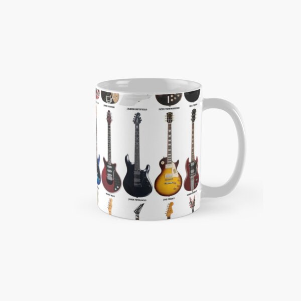 Guitar Planet Earth NEW Colour Changing Tea Coffee Mug 11 ozWellcoda 