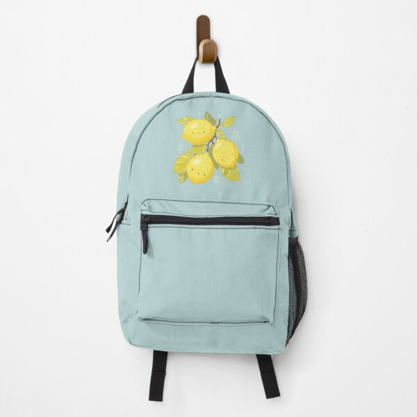 Item preview, Kawaii Happy Lemons illustration designed and sold by YaraCuteArt.