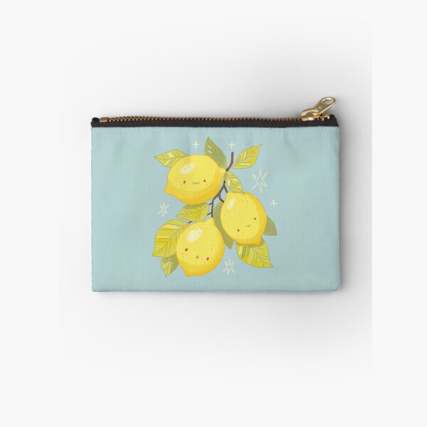 Item preview, Kawaii Happy Lemons illustration  designed and sold by YaraCuteArt.