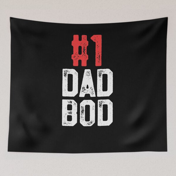 Item preview, #1 Dad Bod - Funny Workout Shirt Father's Day Gift designed and sold by 14thFloor.