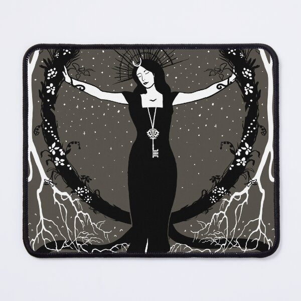 Artikelvorschau, Hecate Print - Gesegnet sei - Handgezeichnet - Hexendruck entworfen und verkauft von DreamersPlan.
