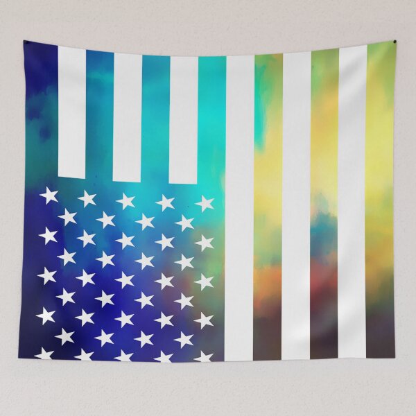 Item preview, American Flag - Bright Colors - Flag designed and sold by DreamersPlan.