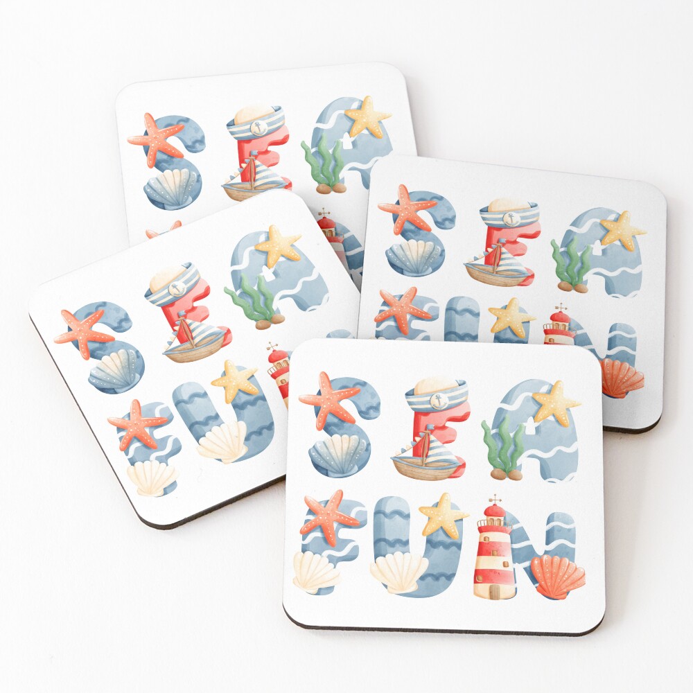 Item preview, Coasters (Set of 4) designed and sold by MyAbstractInk.