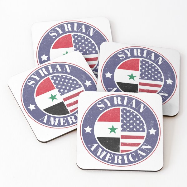 Item preview, Proud Syrian-American Badge - Syria Flag designed and sold by chrisrivait.