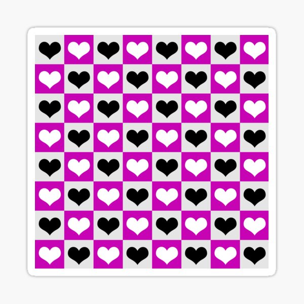 Item preview, Purple Geometric Love Hearts designed and sold by PatternTitan.