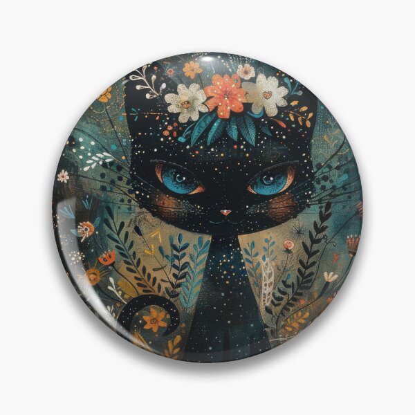 Item preview, Floral Crowned Feline designed and sold by palmyst.