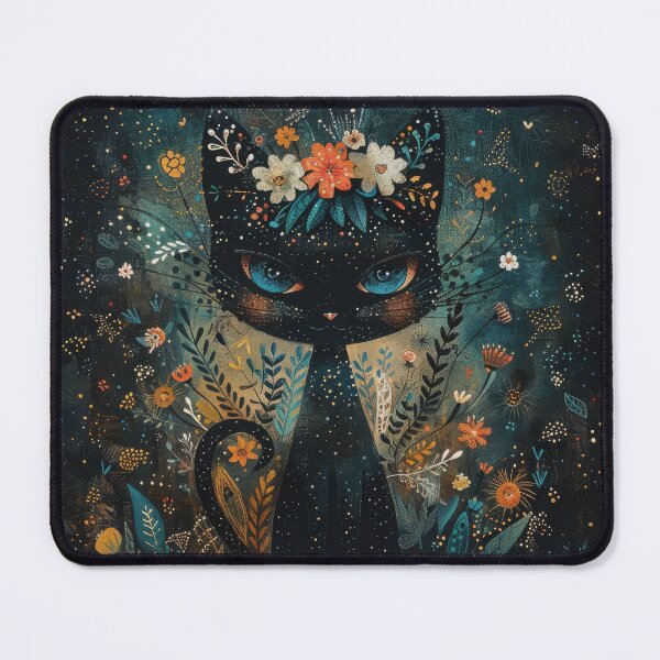 Item preview, Floral Crowned Feline designed and sold by palmyst.