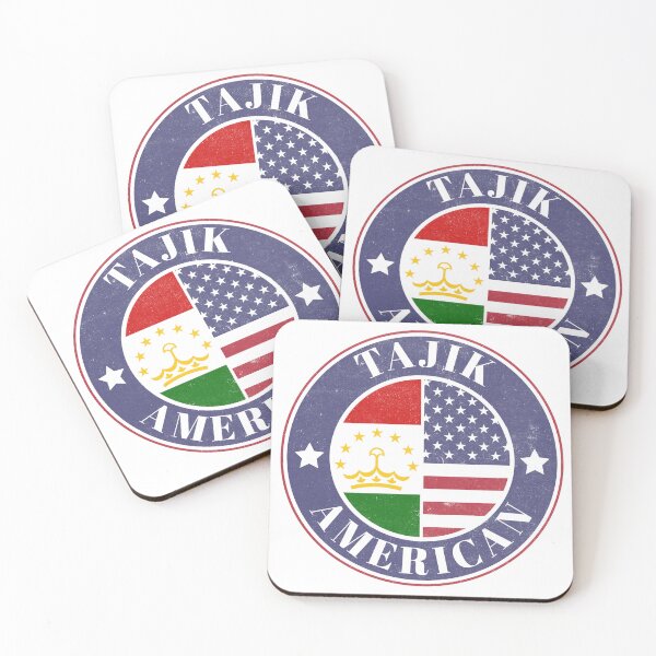 Item preview, Proud Tajik-American Badge - Tajikistan Flag designed and sold by chrisrivait.
