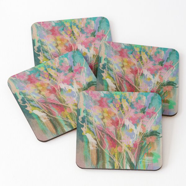Item preview, Wandering Wildflowers / Contemporary Floral Abstract Nature Art designed and sold by FeralLaFemme.