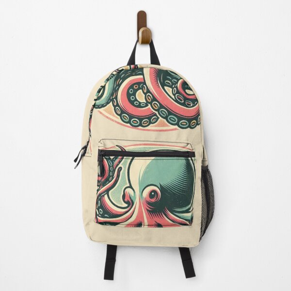 Item preview, Octopus (Retro) V.2 designed and sold by Bubble-Boris.