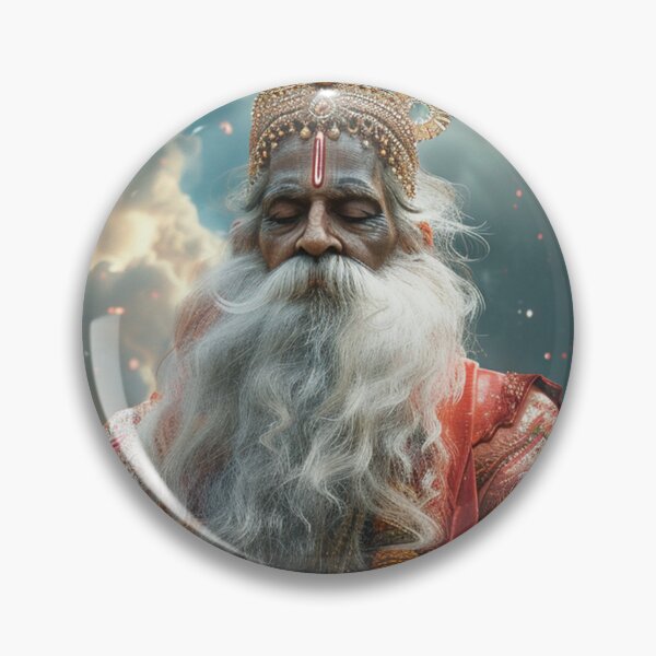 Item preview, Modern Art of Hindu God Brahma designed and sold by All Souls Dream.