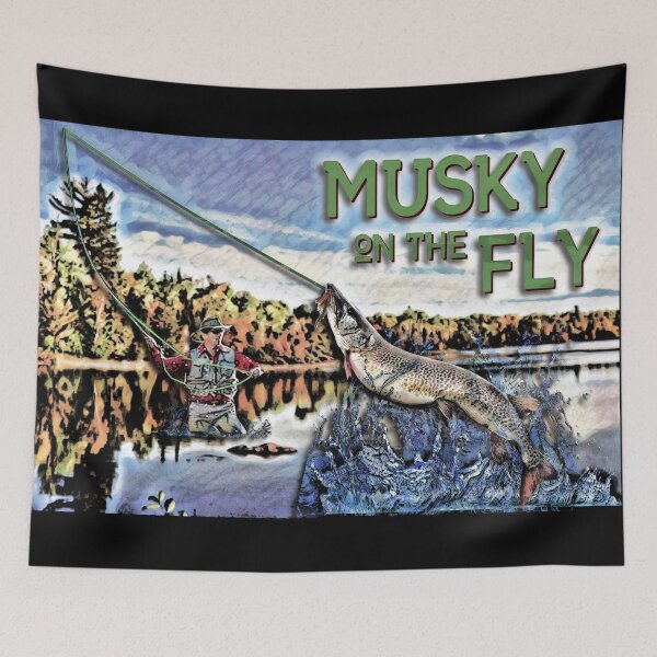 Item preview, Musky on the Fly designed and sold by torg.