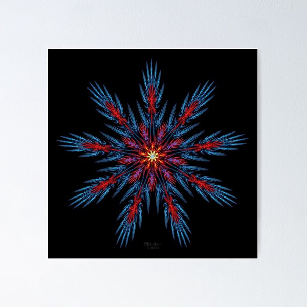 'FeatherFlower 017' Poster