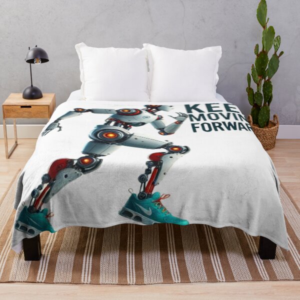 Item preview,  Keep Moving Forward Robot - Motivational and Futuristic Design designed and sold by NattyGe.